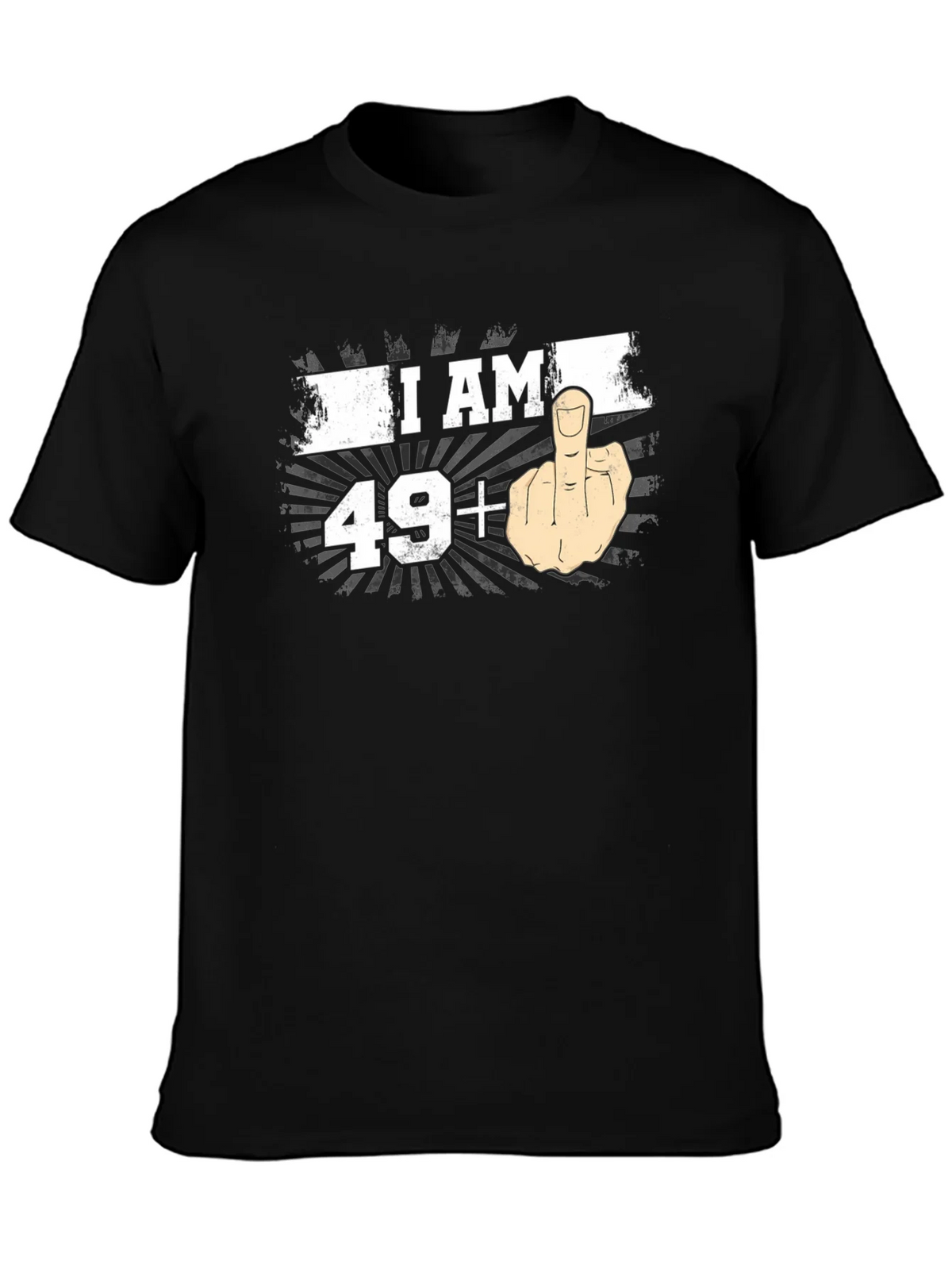 I AM 49+ Middle Finger T-Shirt product image 3