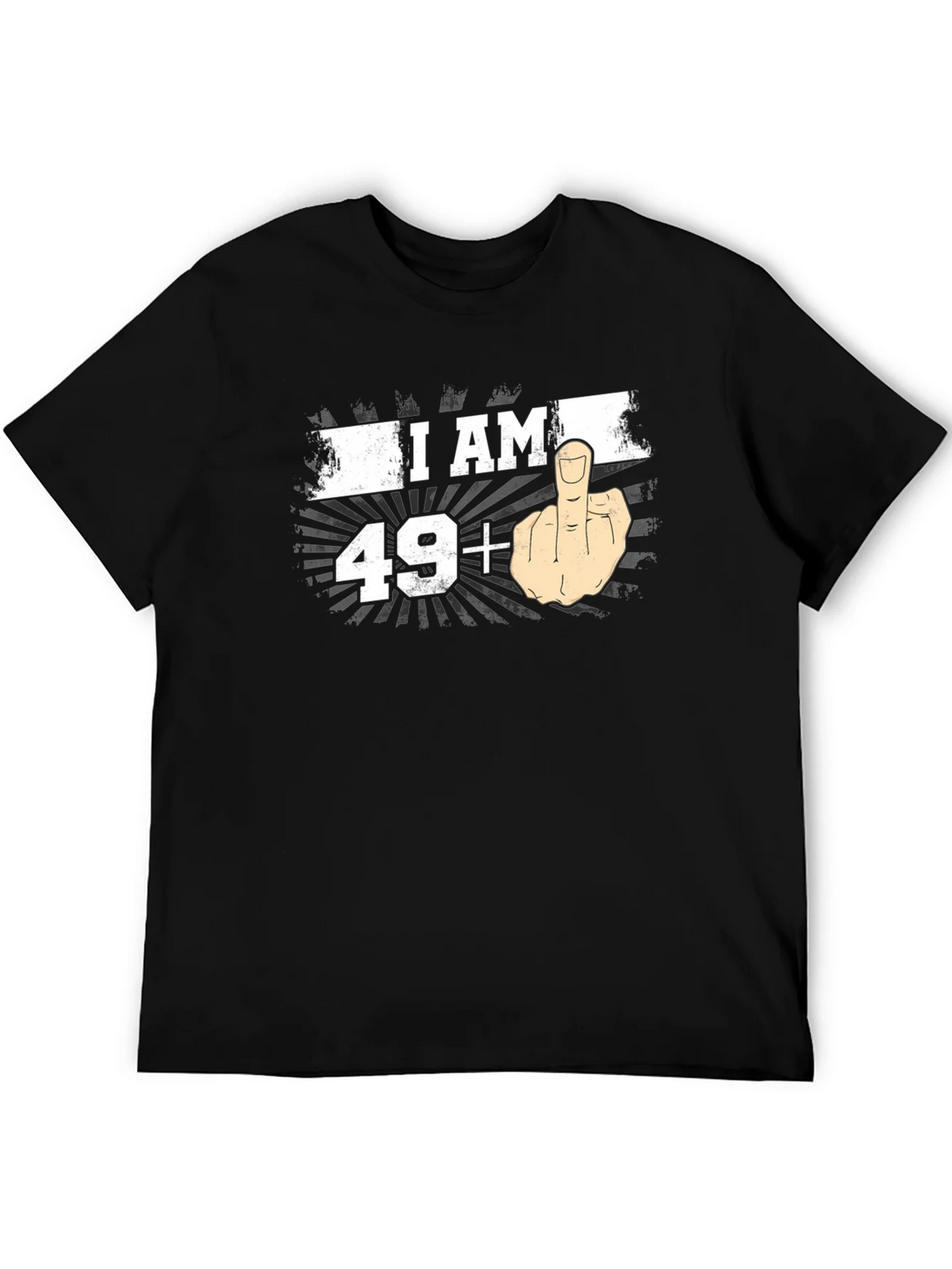 I AM 49+ Middle Finger T-Shirt product image 5