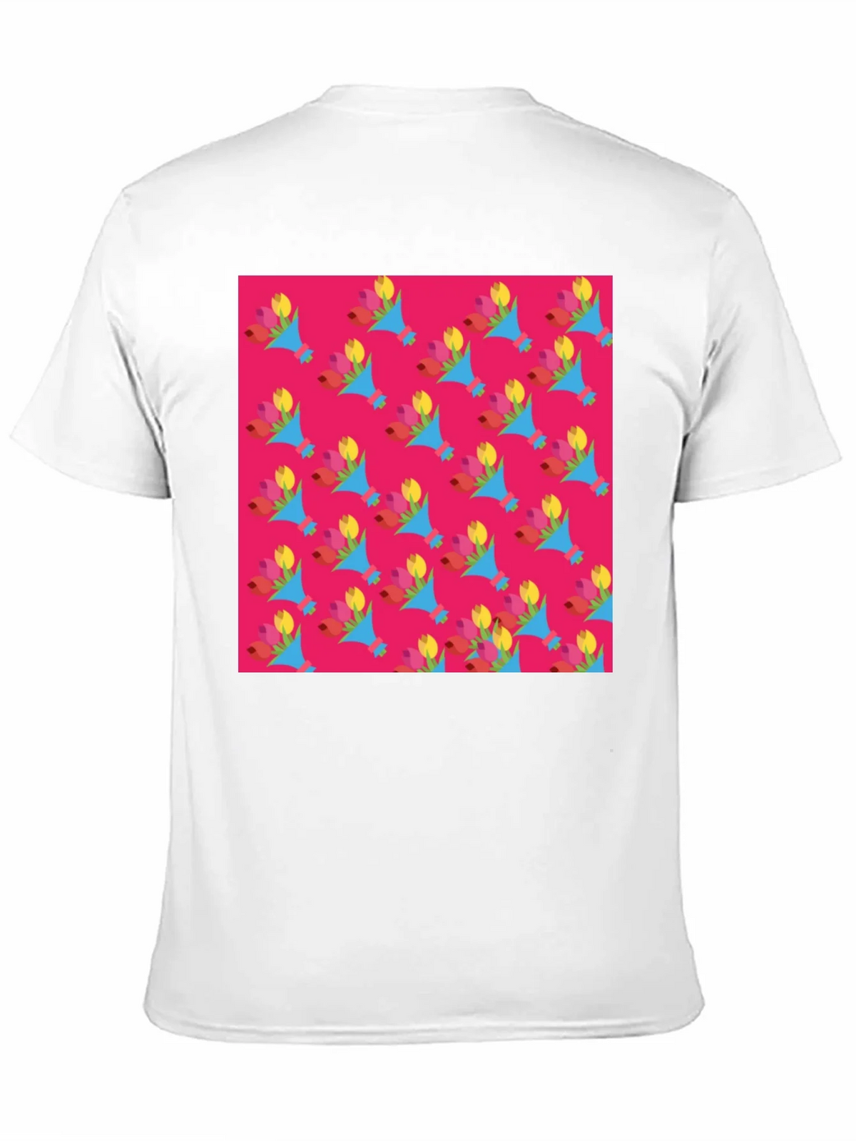 Floral Pattern Crew Neck T-Shirt product image 9