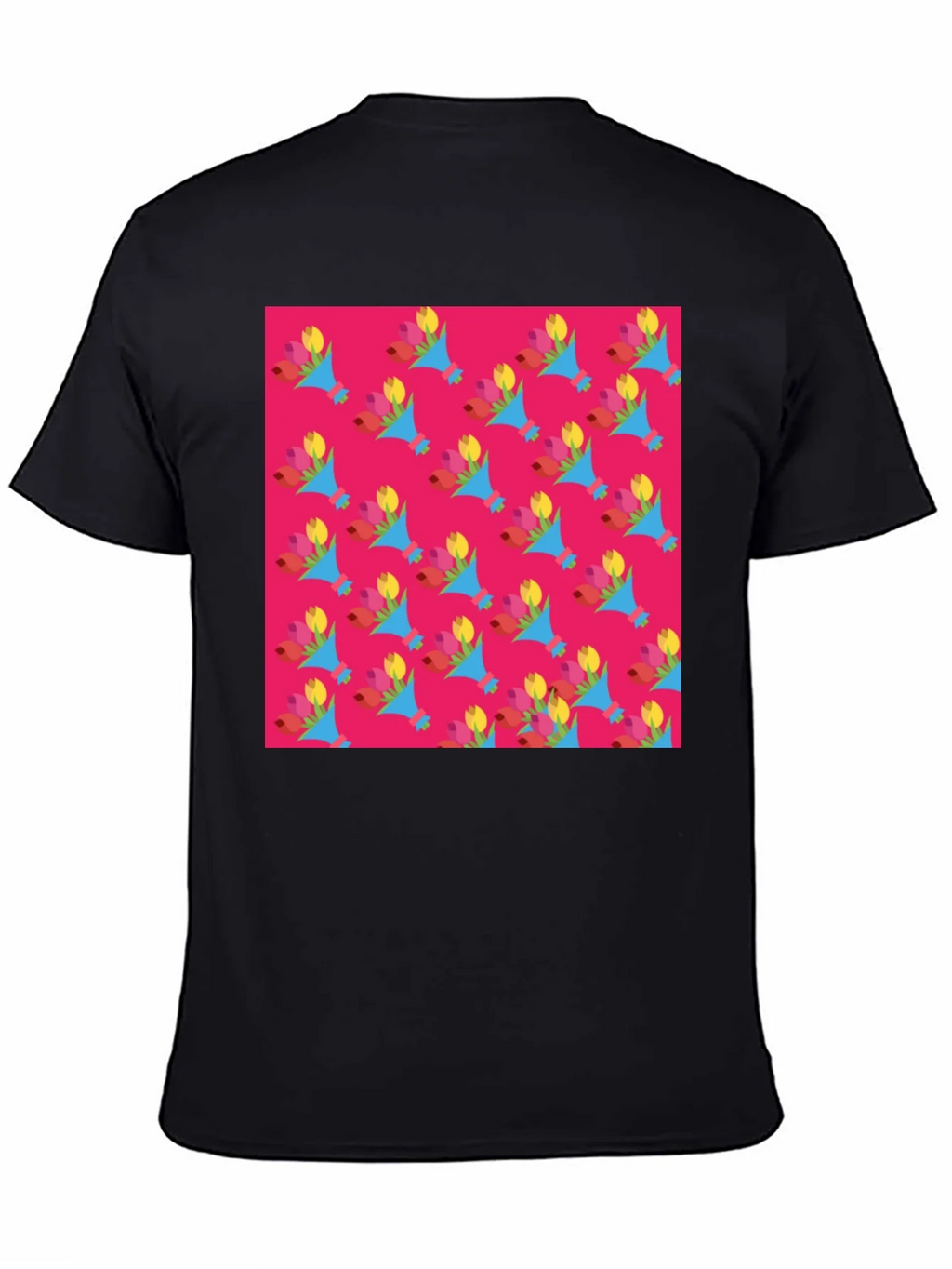 Floral Pattern Crew Neck T-Shirt product image 4