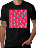 Floral Pattern Crew Neck T-Shirt product image 1