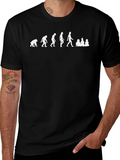 Evolution to Parenthood Black T-Shirt product image 1