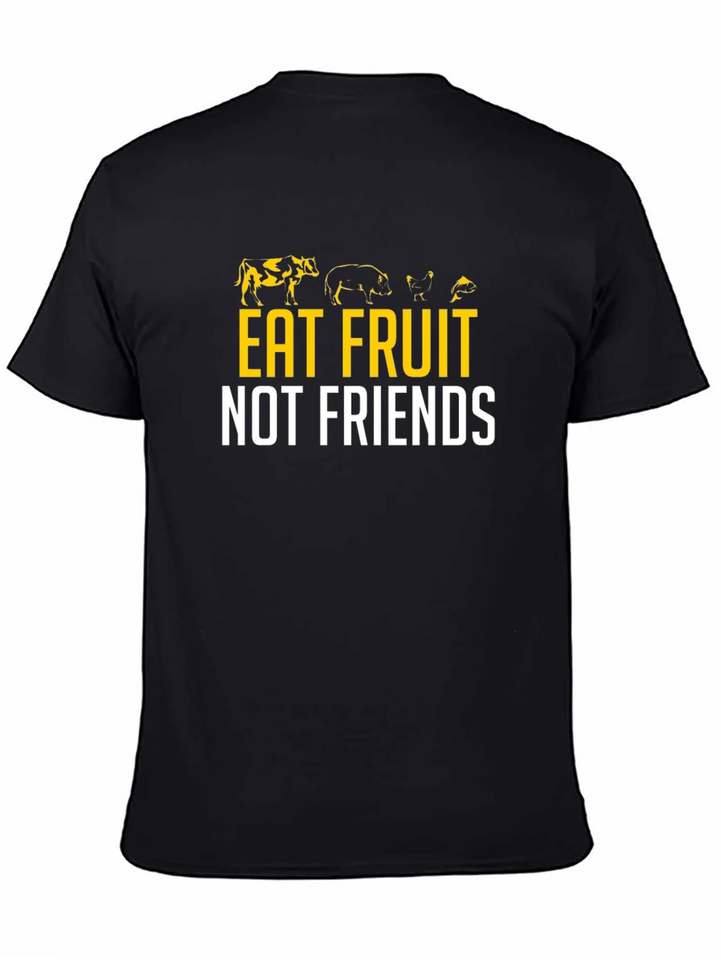 Eat Fruit Not Friends Vegan Graphic Tee product image 2