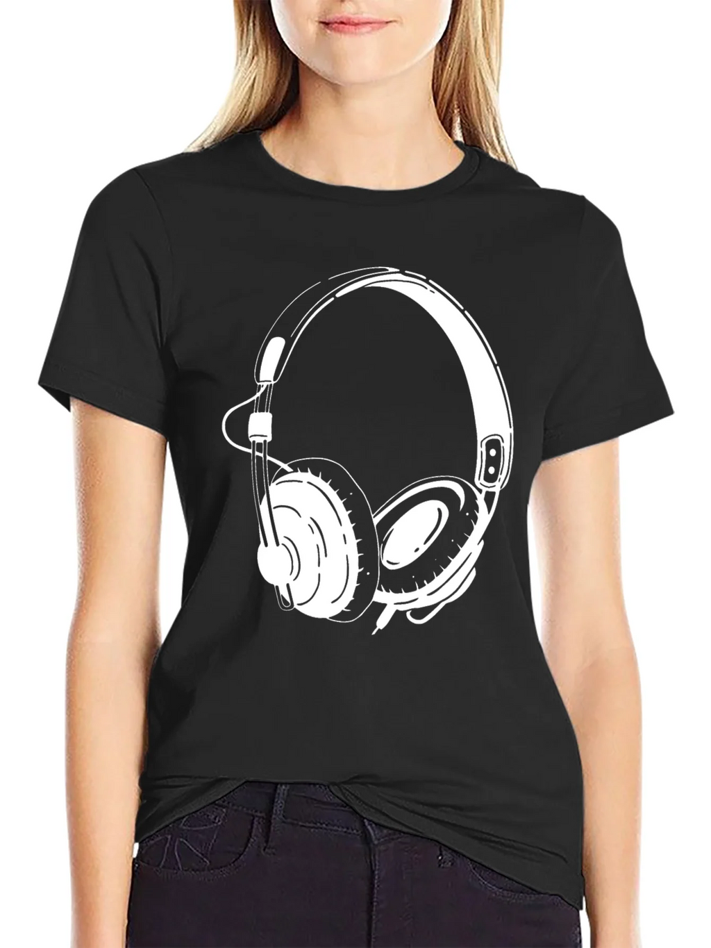 Headphone Graphic Tee - Cool Music Lover T-Shirt product image 2