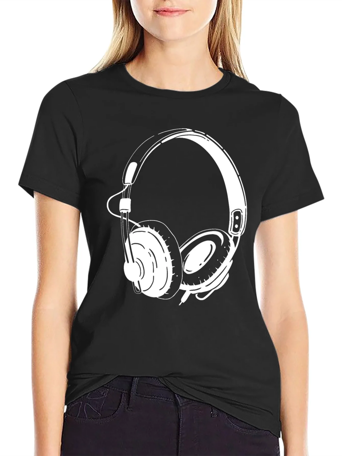 Headphone Graphic Tee - Cool Music Lover T-Shirt product image 2