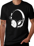 Headphone Graphic Tee - Cool Music Lover T-Shirt product image 1