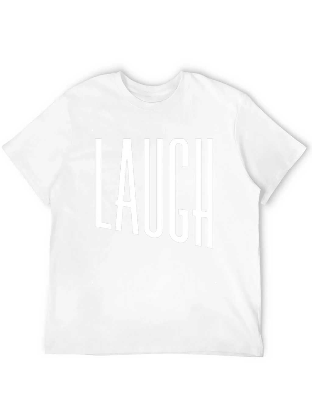 Laugh T-Shirt - Black Cotton Graphic Tee product image 11