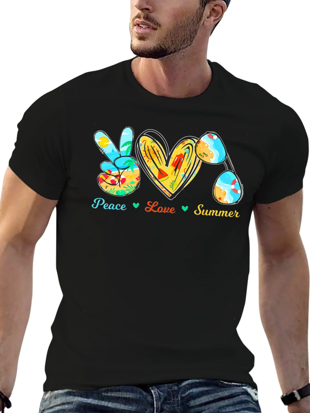 Peace Love Summer Graphic Tee product image 6
