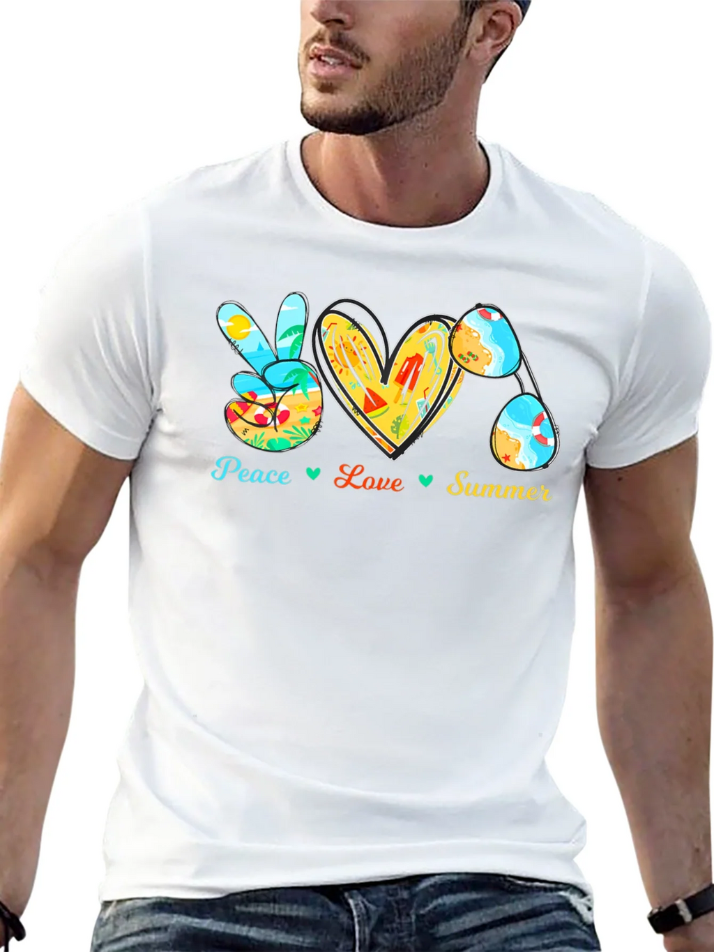 Peace Love Summer Graphic Tee product image 12