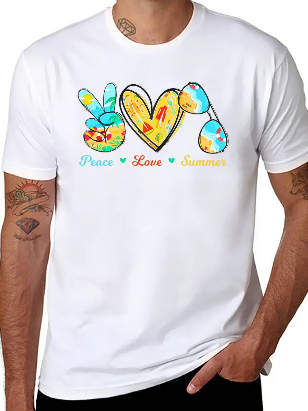 Peace Love Summer Graphic Tee product image 7