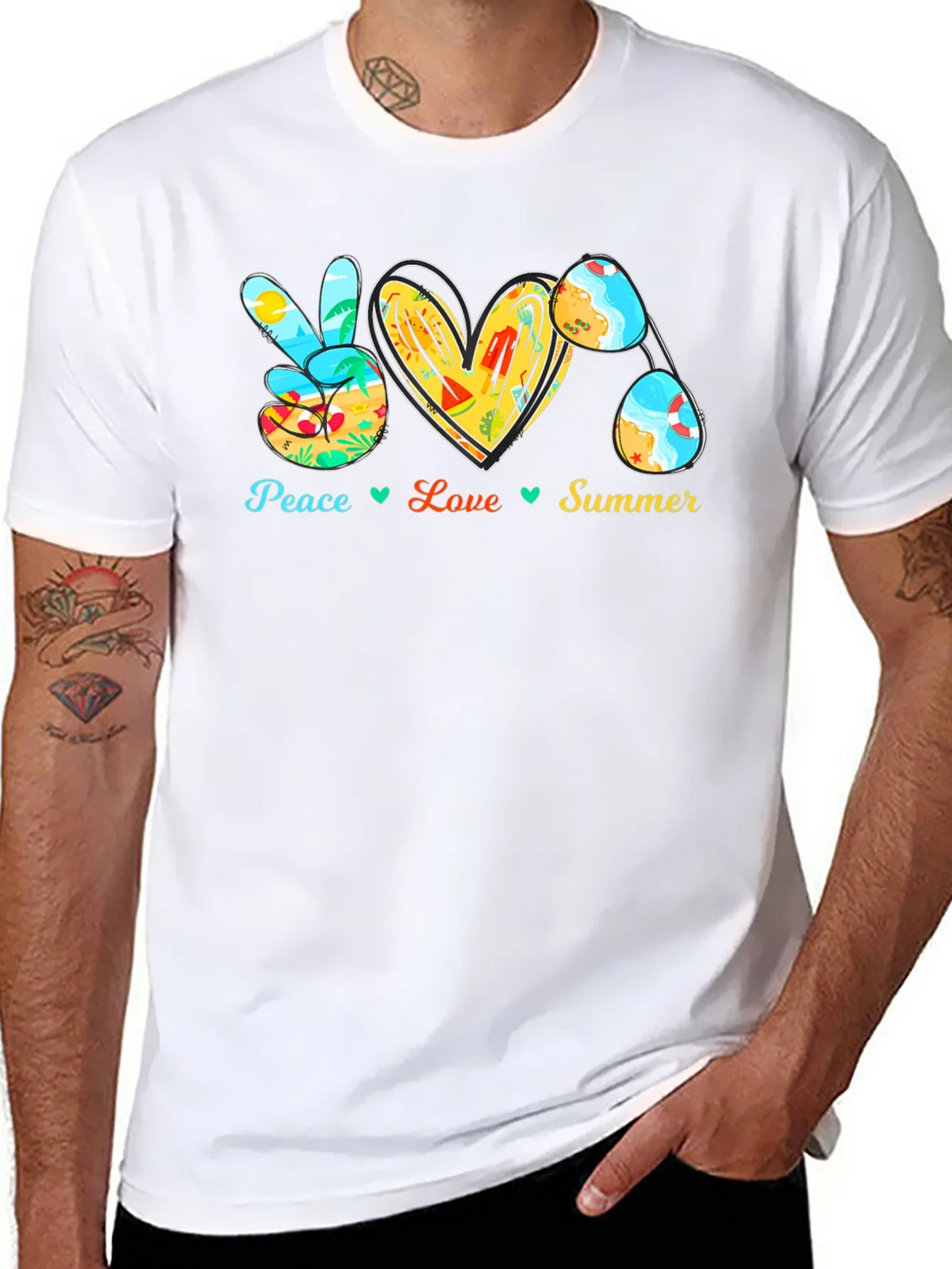 Peace Love Summer Graphic Tee product image 7
