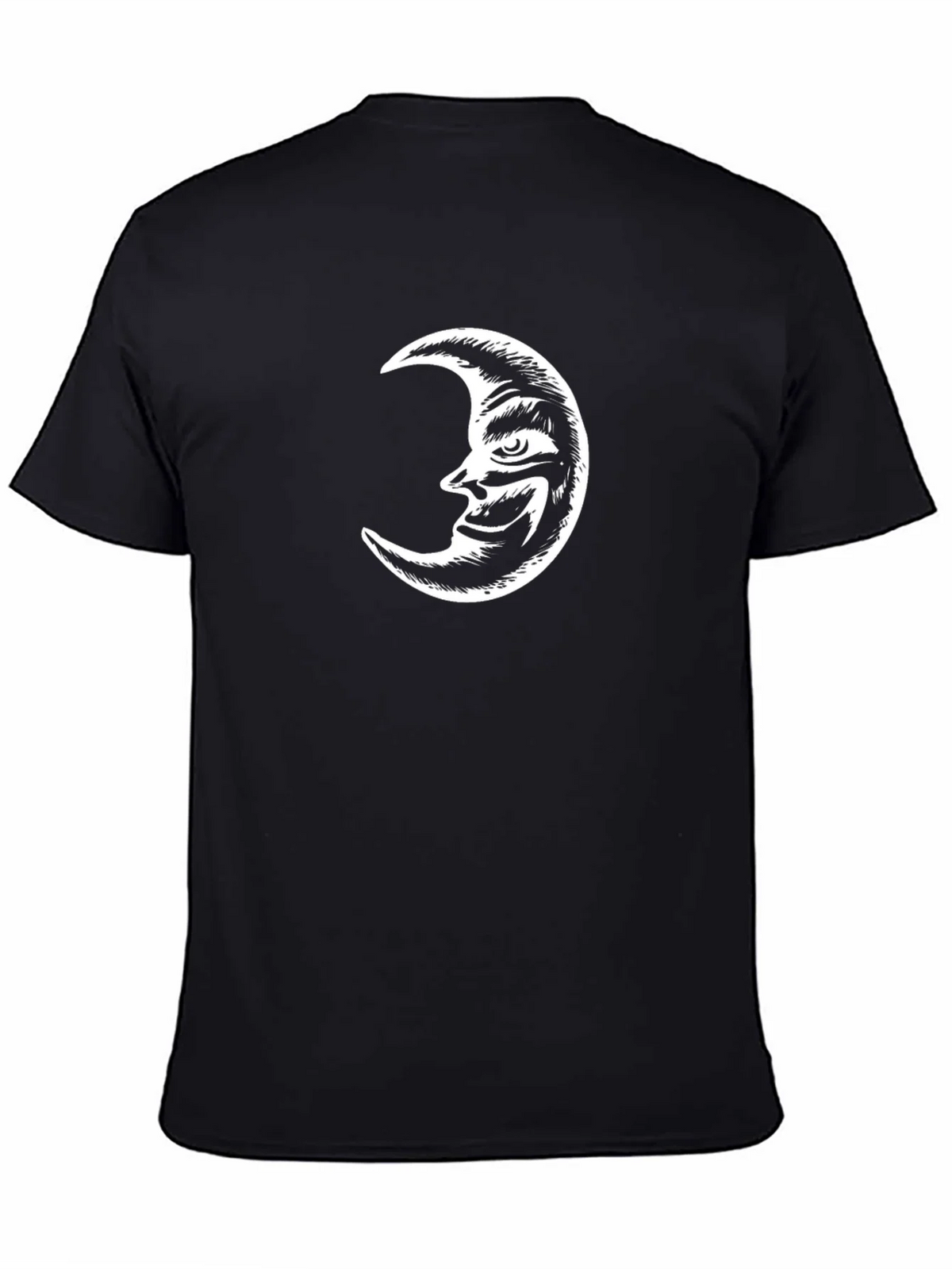 Crescent Moon Graphic Tee - Classic Black T-Shirt product image 4