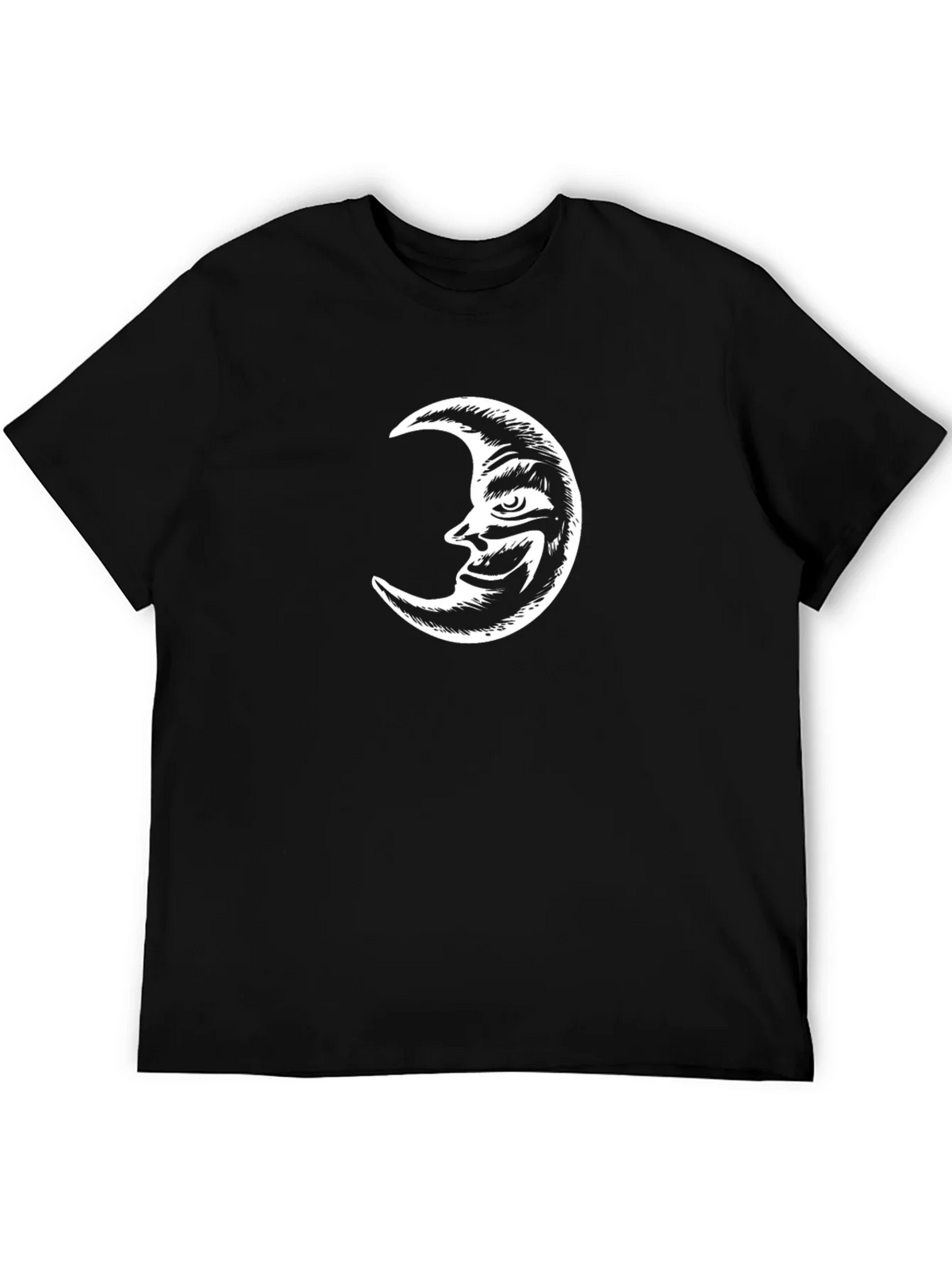 Crescent Moon Graphic Tee - Classic Black T-Shirt product image 5