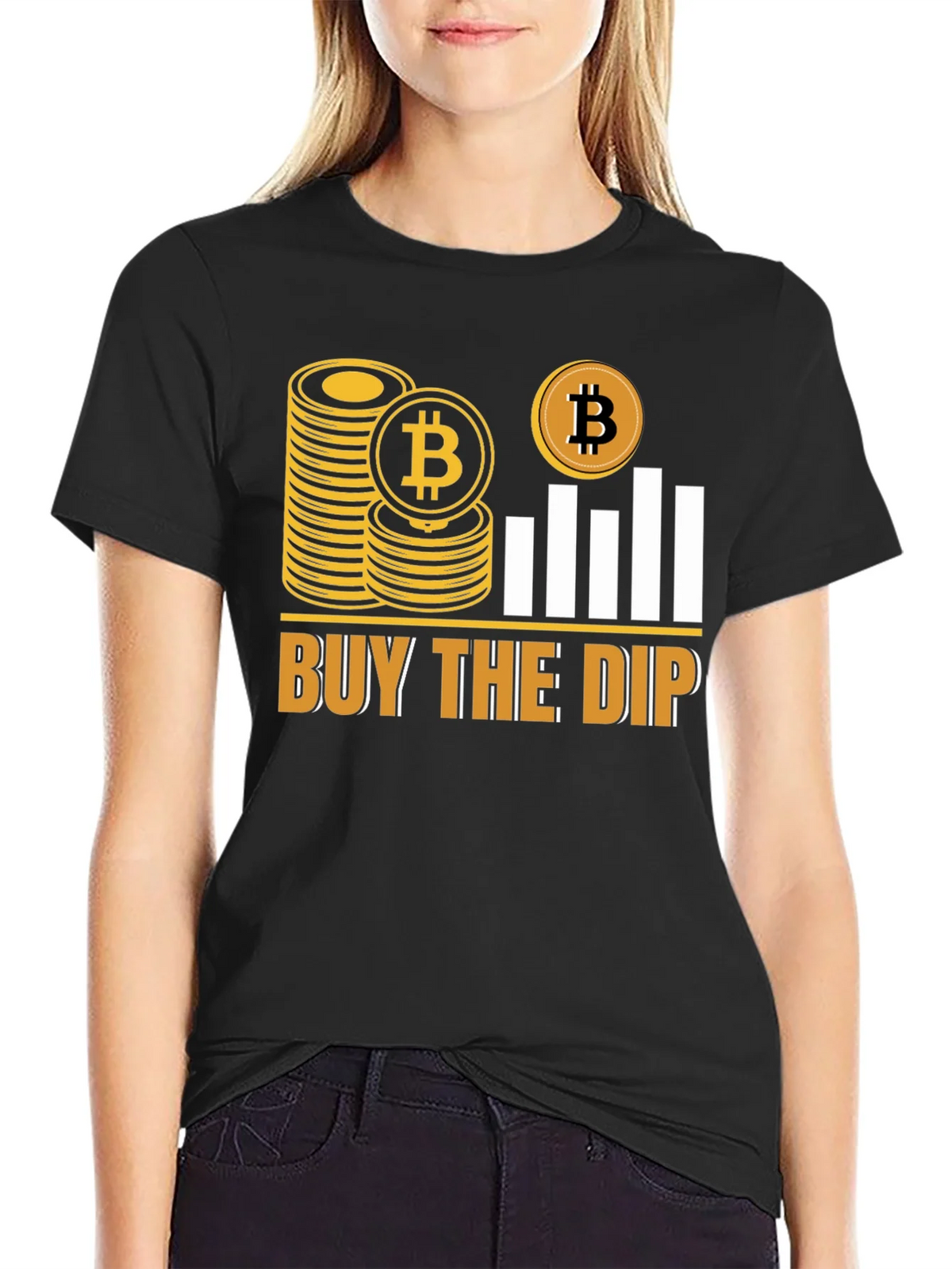Buy the Dip Bitcoin T-Shirt product image 1