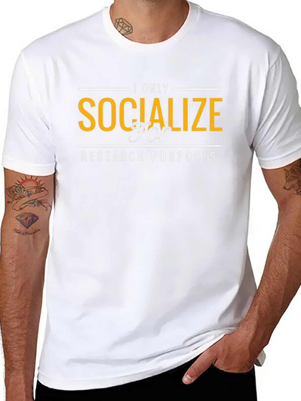 Socialize for Research Purposes T-Shirt product image 4