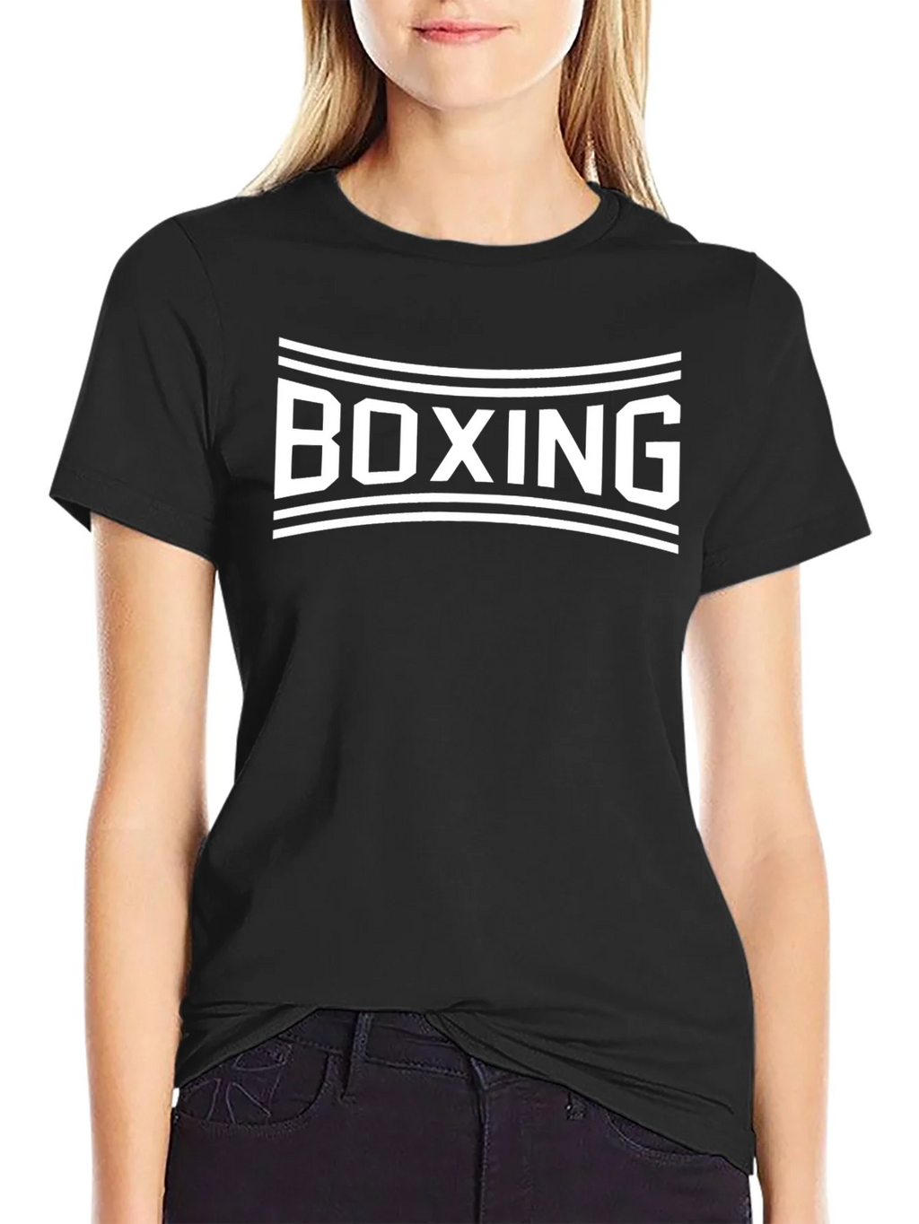 Boxing Graphic T-Shirt - Bold Text Design product image 2