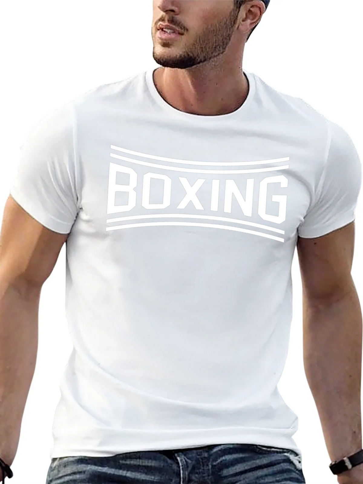 Boxing Graphic T-Shirt - Bold Text Design product image 11