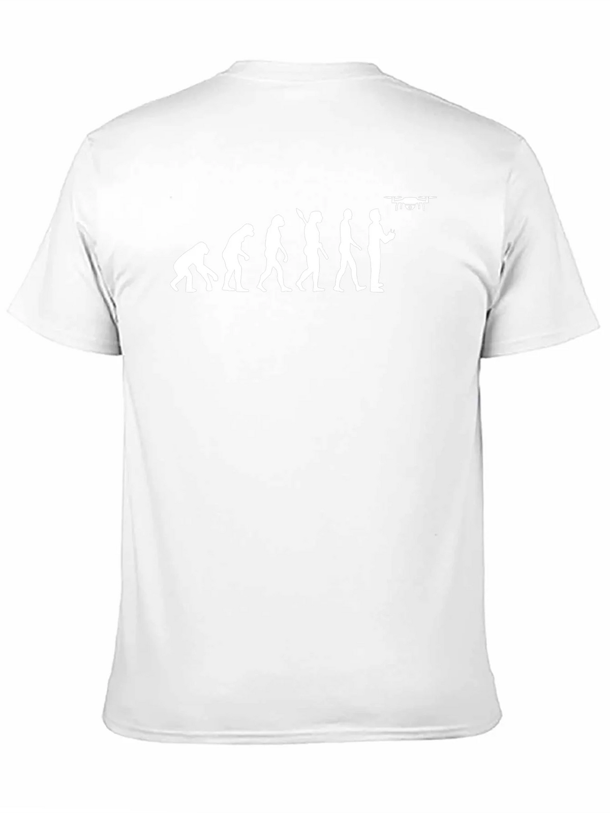 Evolution of Drone Pilot T-Shirt - Black Cotton Tee product image 5