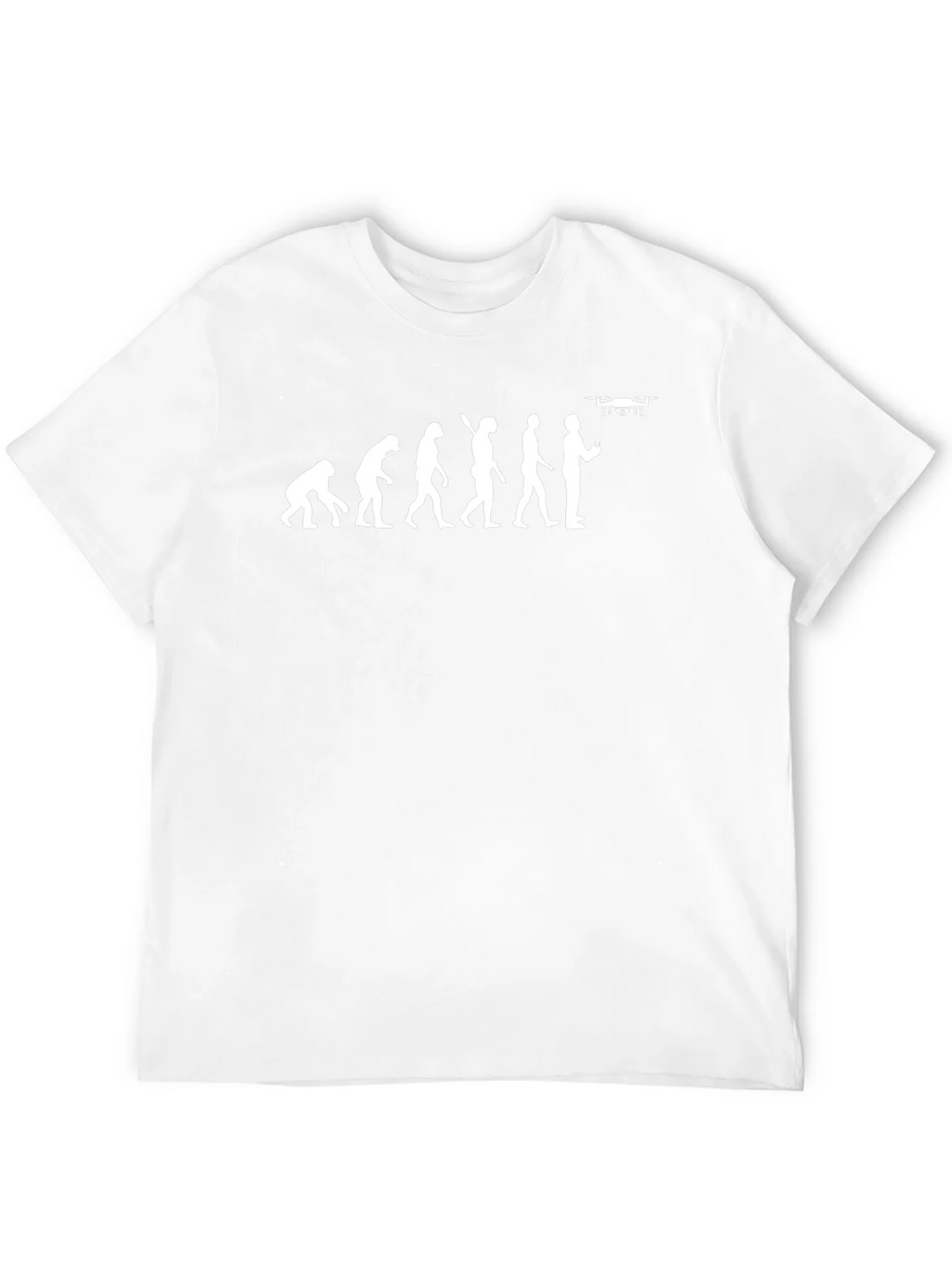 Evolution of Drone Pilot T-Shirt - Black Cotton Tee product image 6