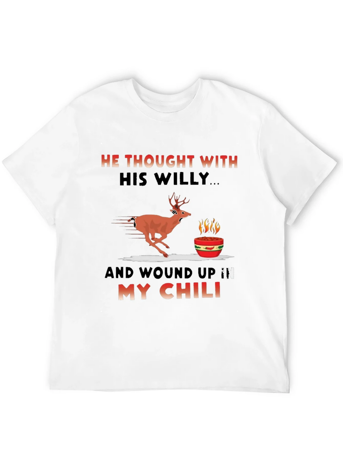 Humorous Deer Chili T-Shirt product image 11