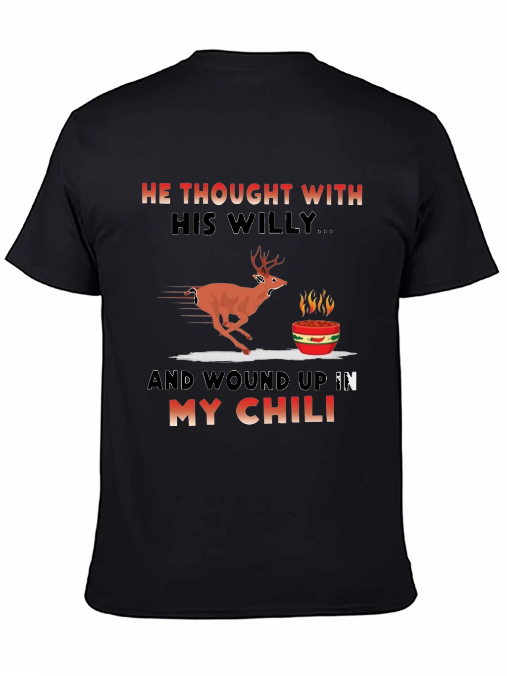 Humorous Deer Chili T-Shirt product image 4