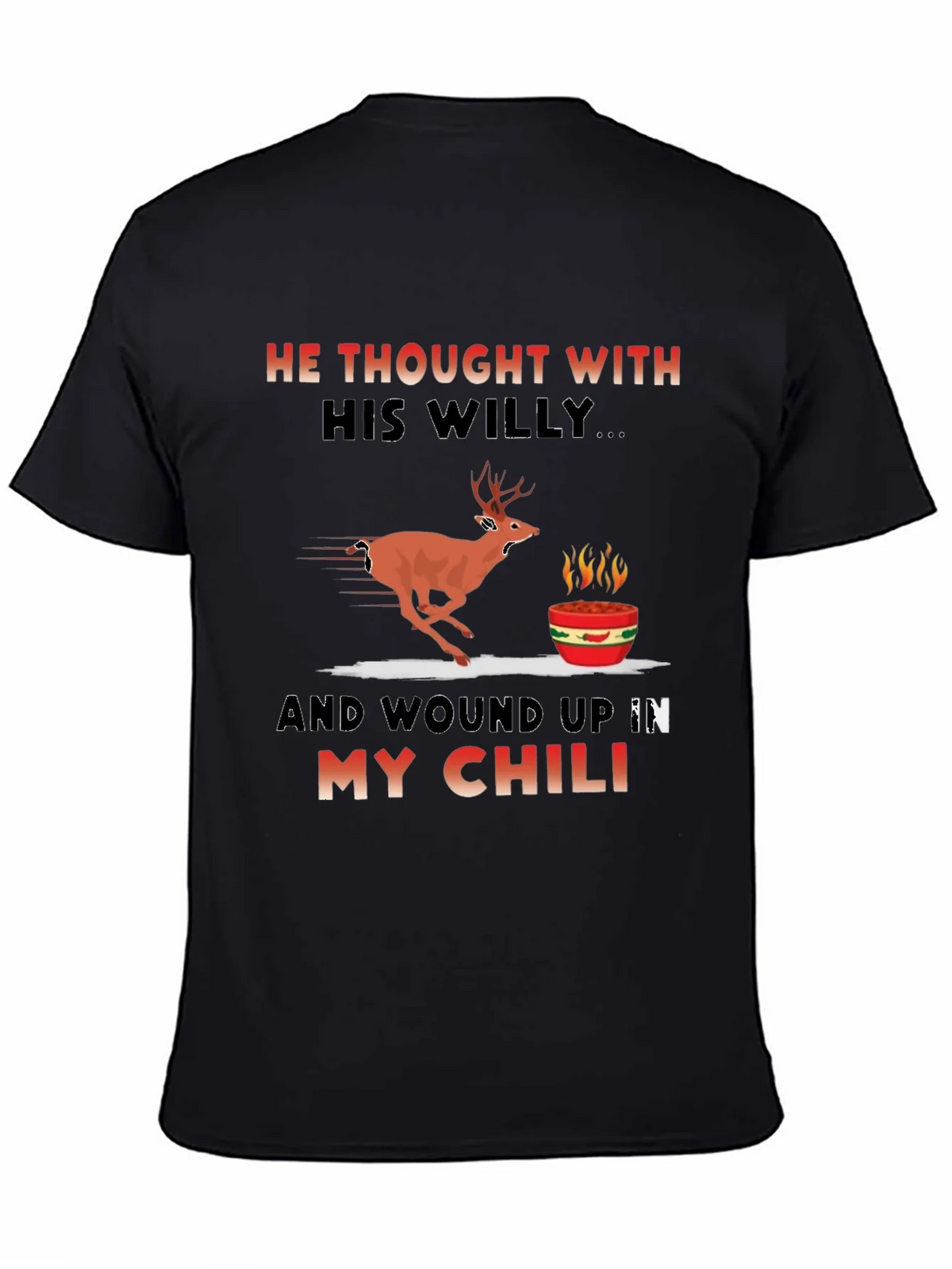 Humorous Deer Chili T-Shirt product image 4