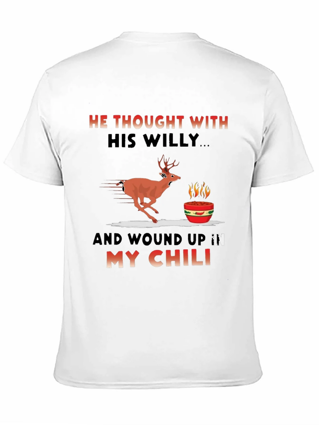Humorous Deer Chili T-Shirt product image 10