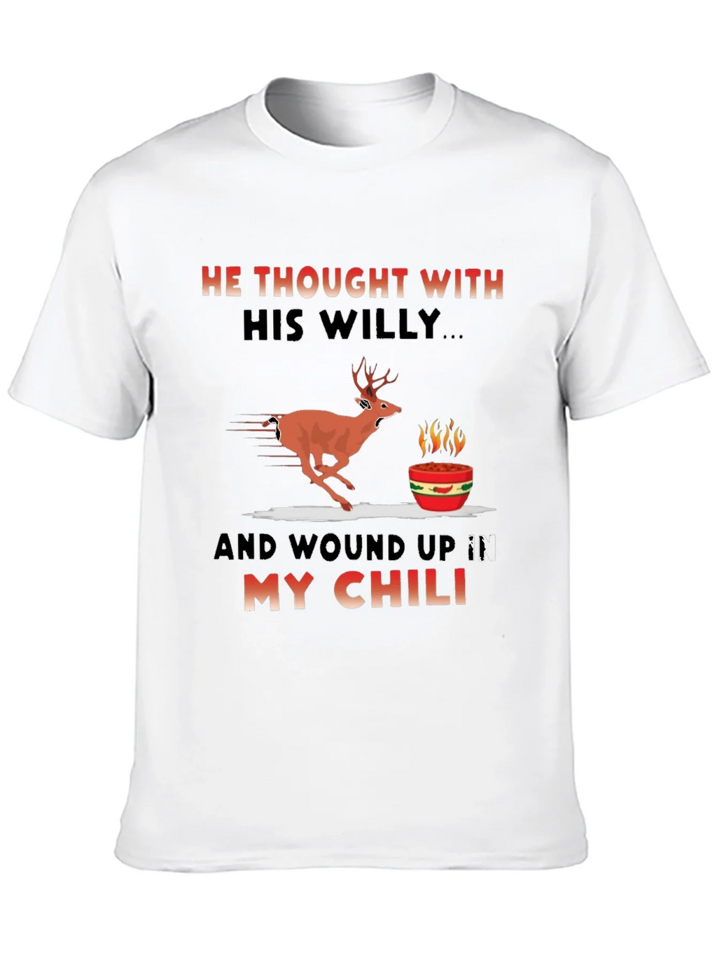 Humorous Deer Chili T-Shirt product image 9