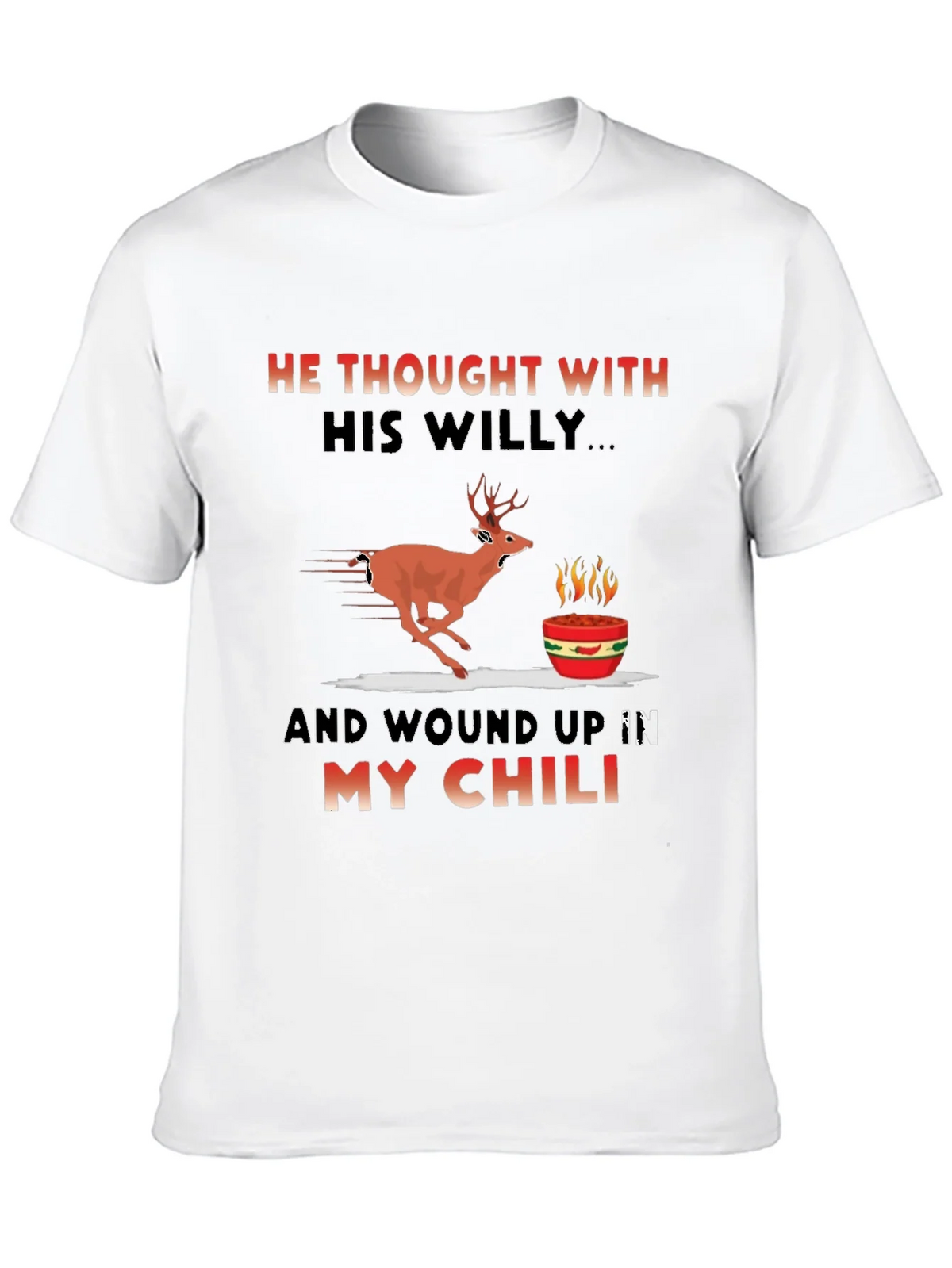 Humorous Deer Chili T-Shirt product image 9
