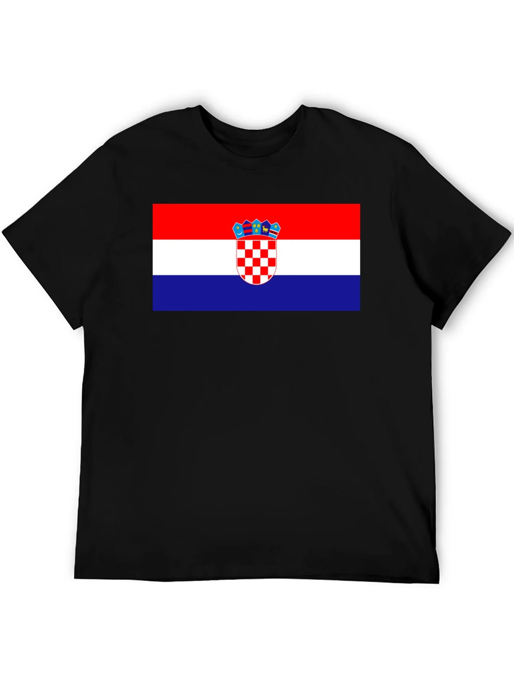 Croatian Flag T-Shirt - Red White Blue product image 5
