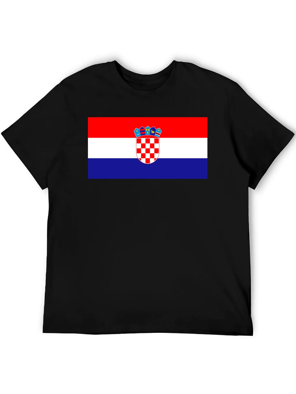 Croatian Flag T-Shirt - Red White Blue product image 5