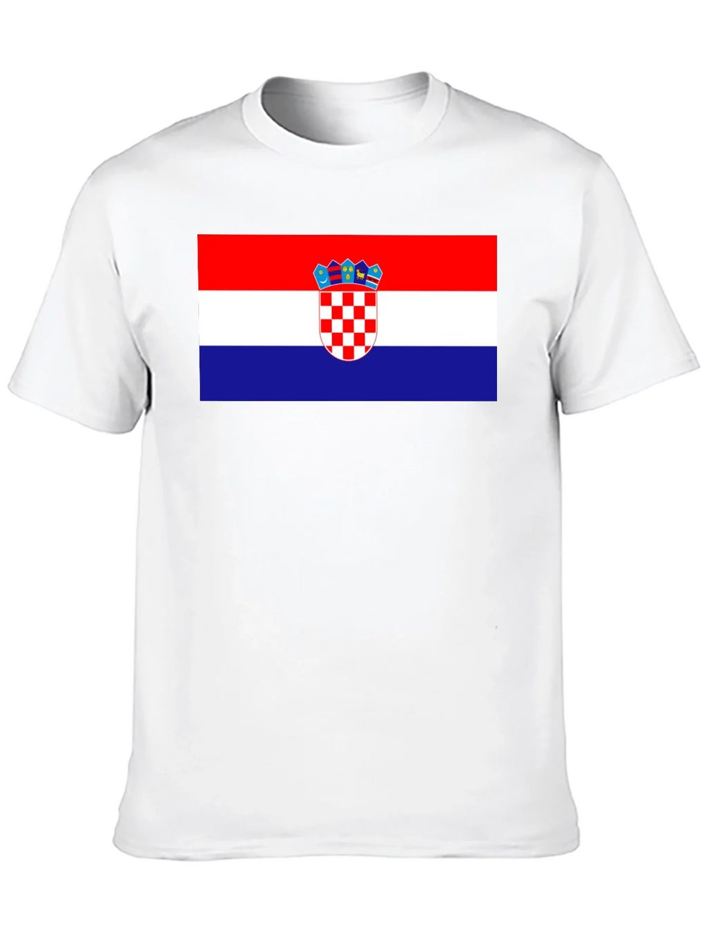 Croatian Flag T-Shirt - Red White Blue product image 9