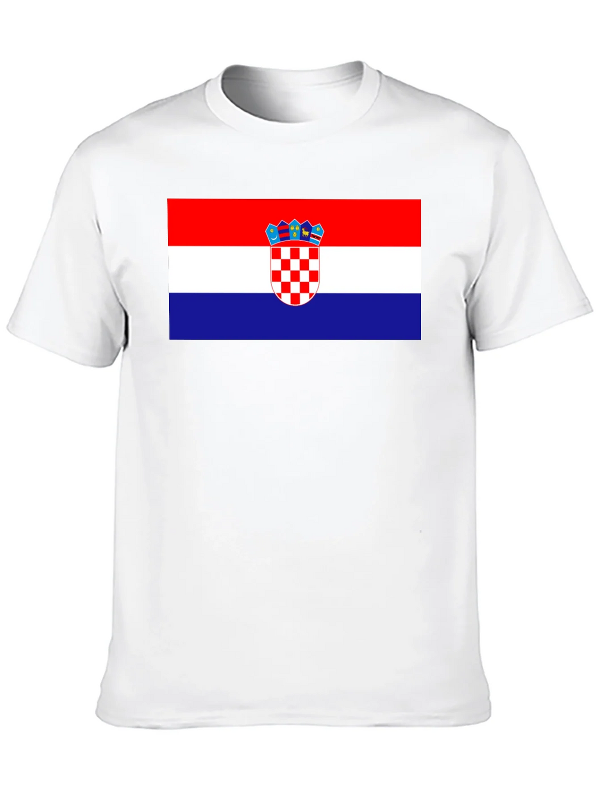 Croatian Flag T-Shirt - Red White Blue product image 9