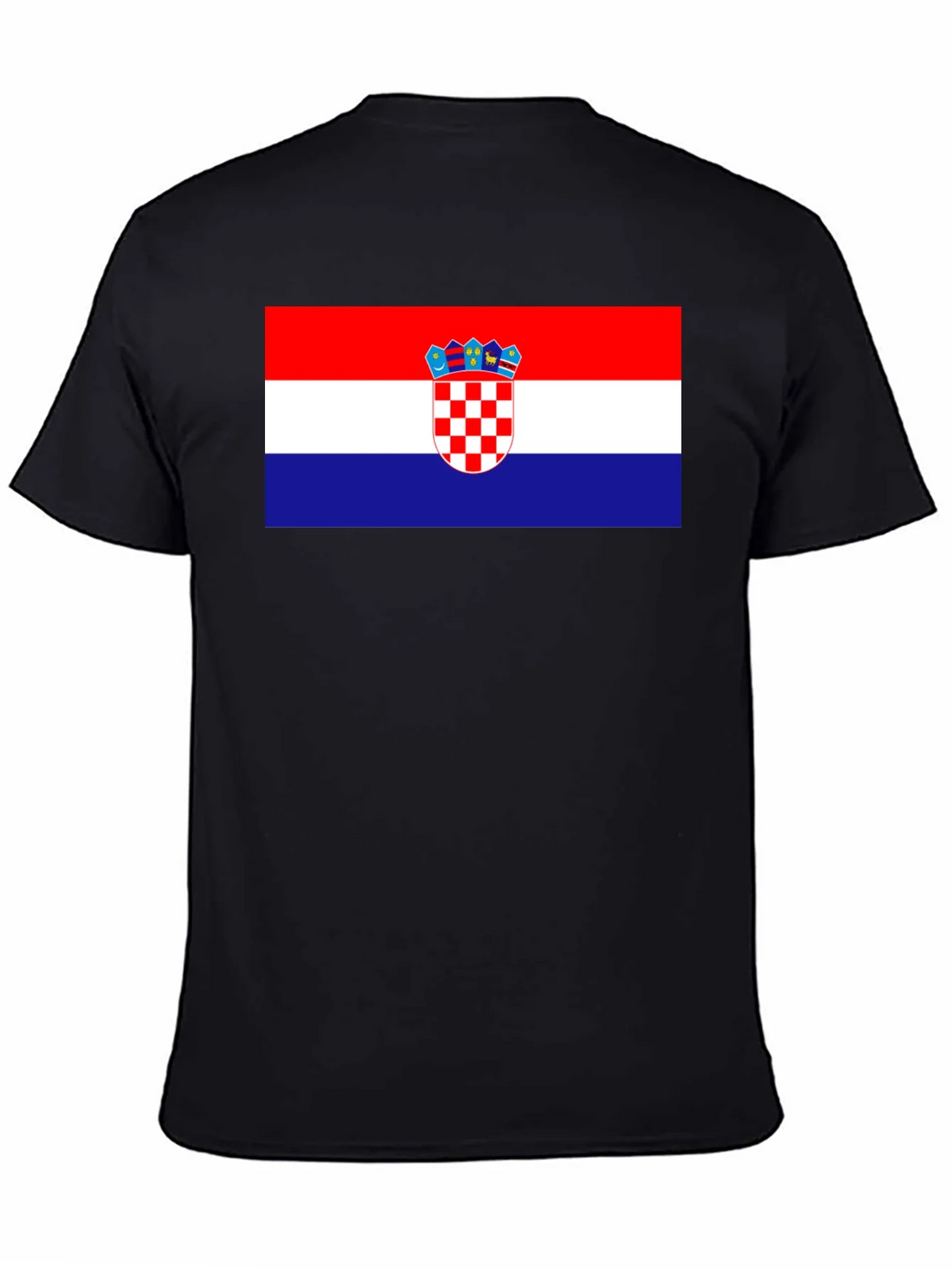 Croatian Flag T-Shirt - Red White Blue product image 4