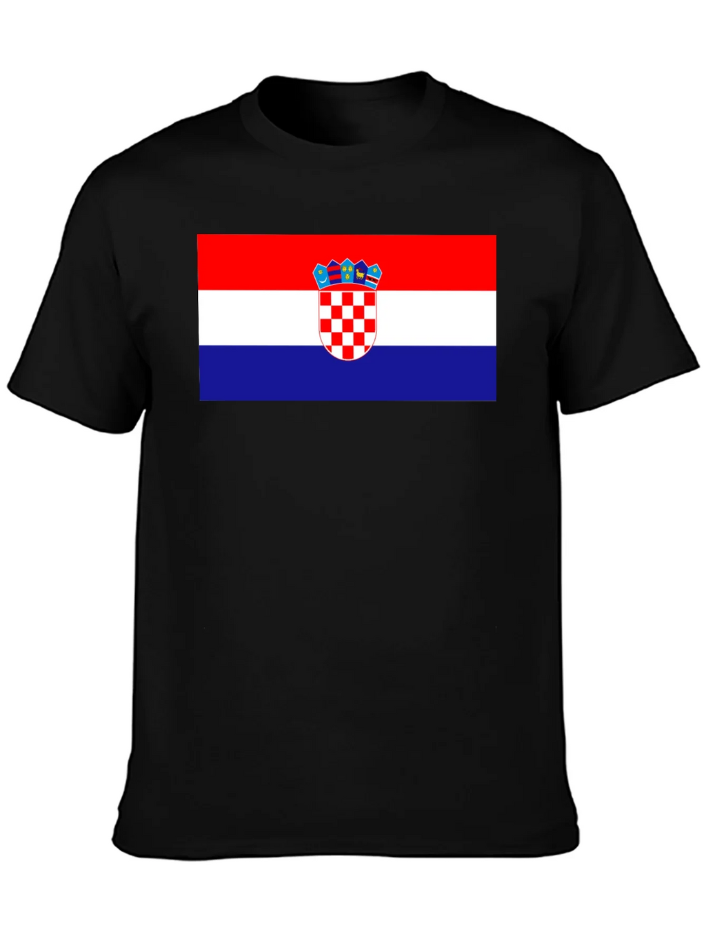 Croatian Flag T-Shirt - Red White Blue product image 3