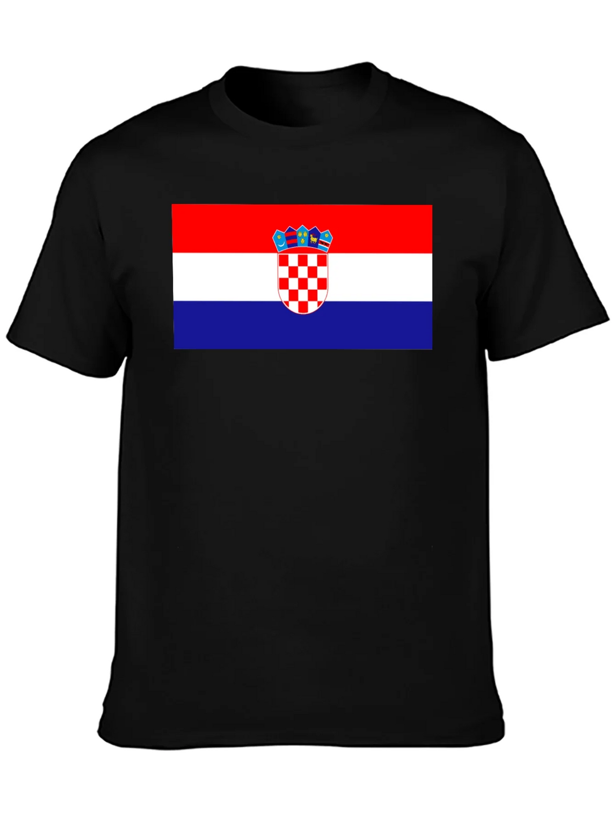 Croatian Flag T-Shirt - Red White Blue product image 3