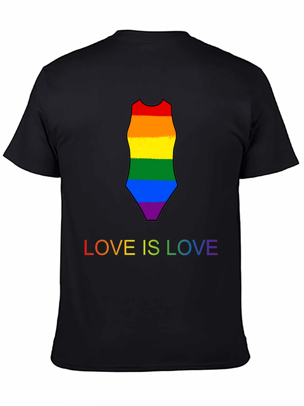 Love is Rainbow Swimsuit Tee product image 4