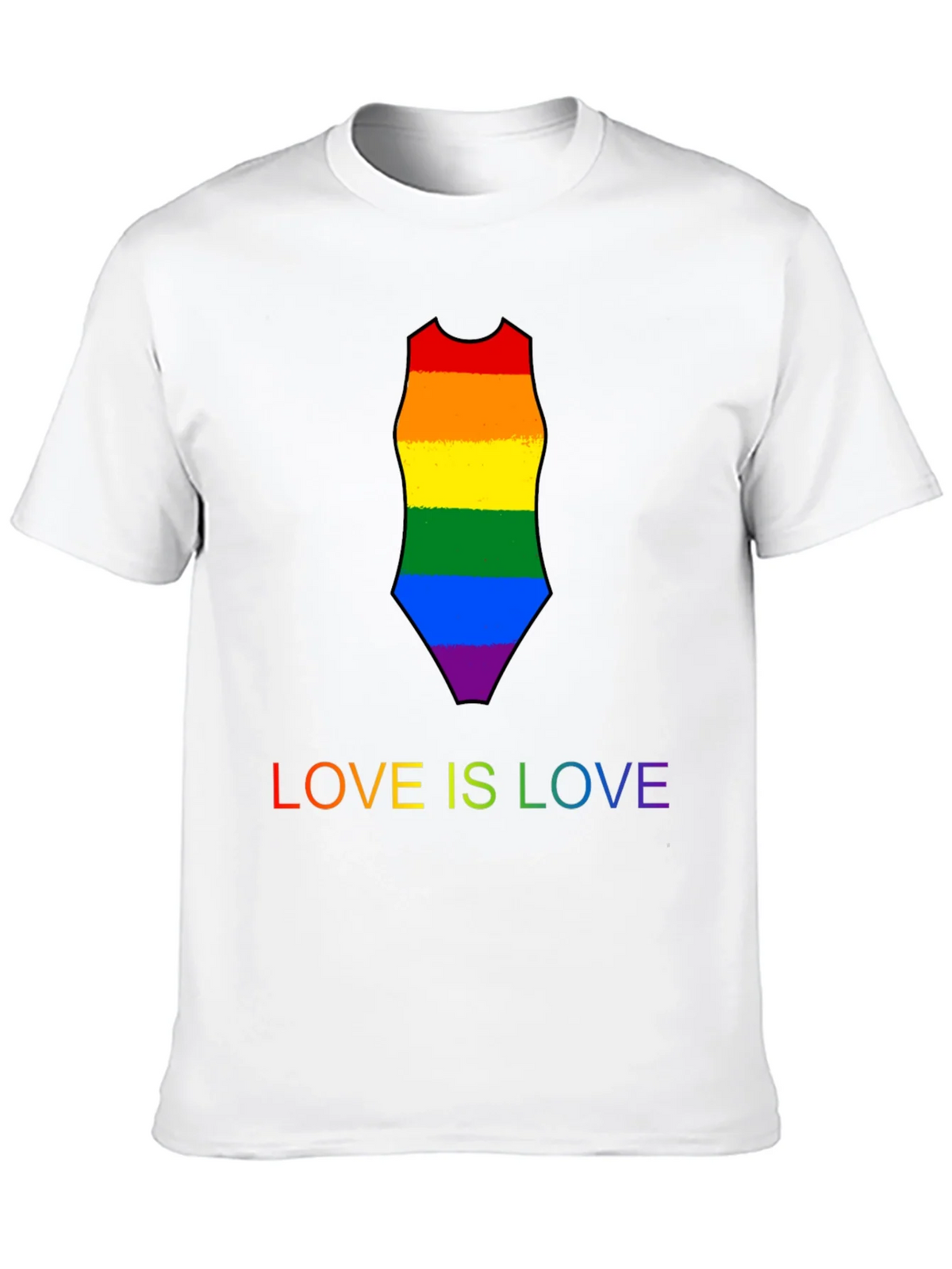 Love is Rainbow Swimsuit Tee product image 9