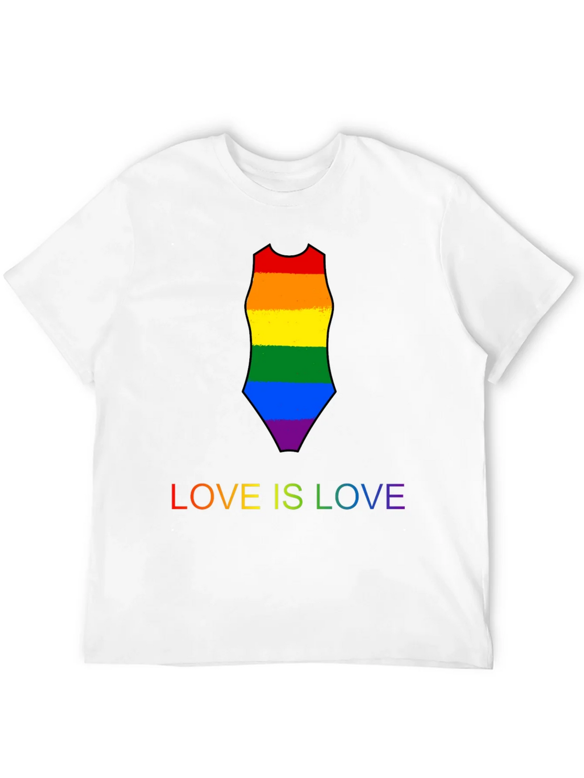 Love is Rainbow Swimsuit Tee product image 11