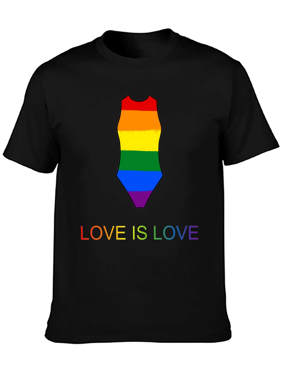 Love is Rainbow Swimsuit Tee product image 3