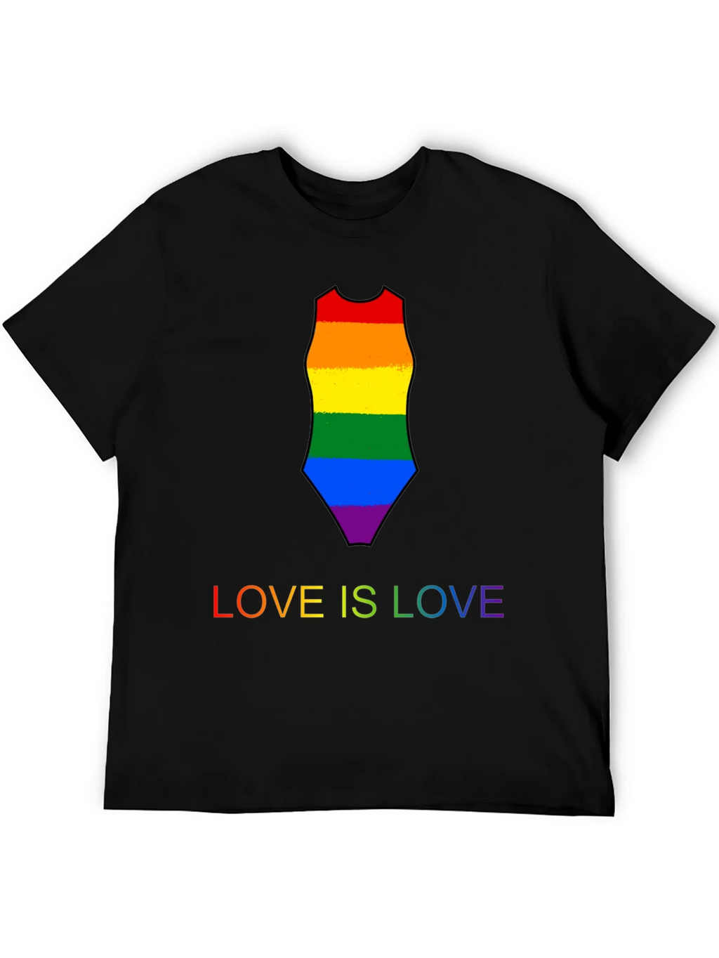 Love is Rainbow Swimsuit Tee product image 5