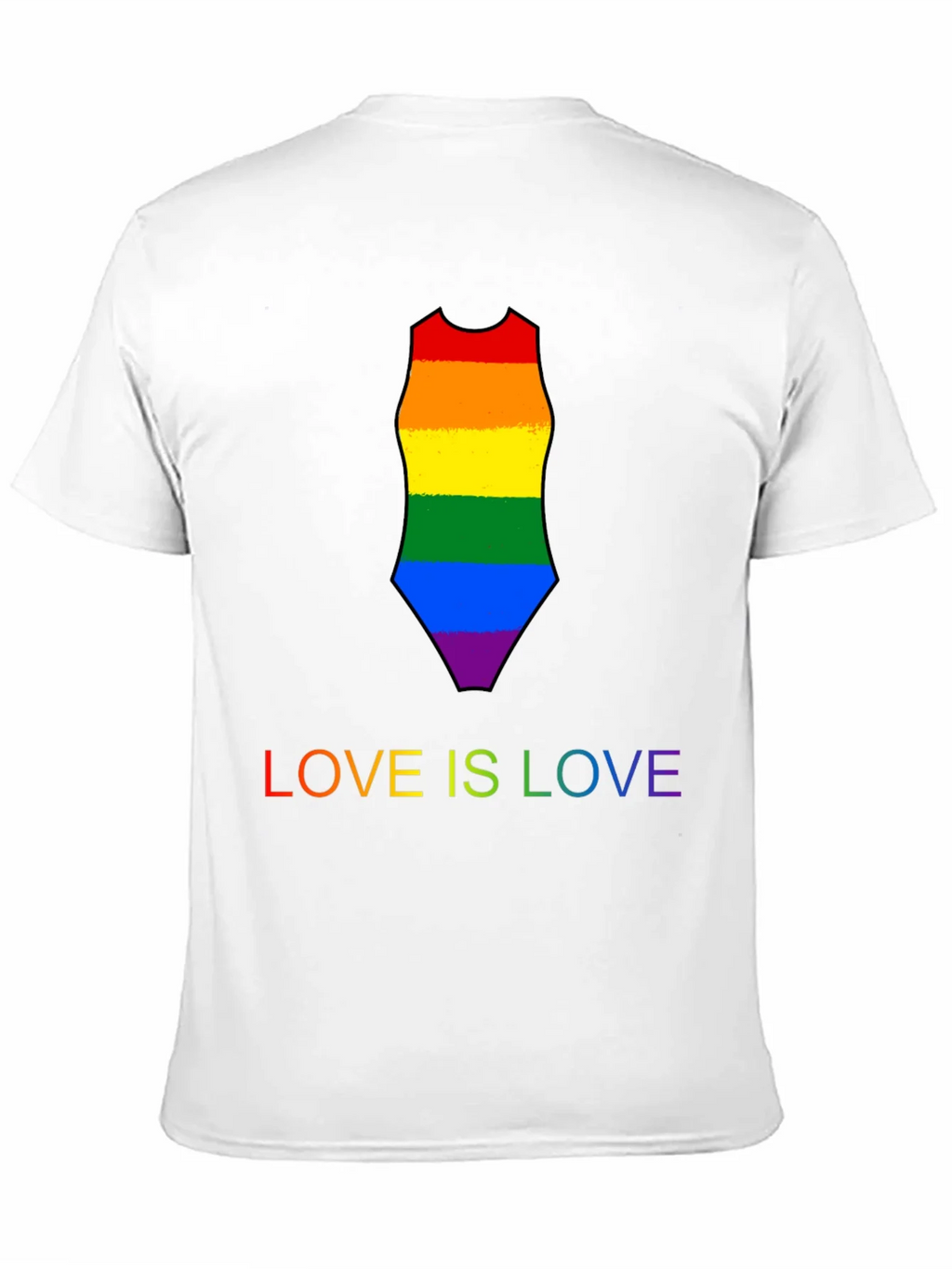 Love is Rainbow Swimsuit Tee product image 10