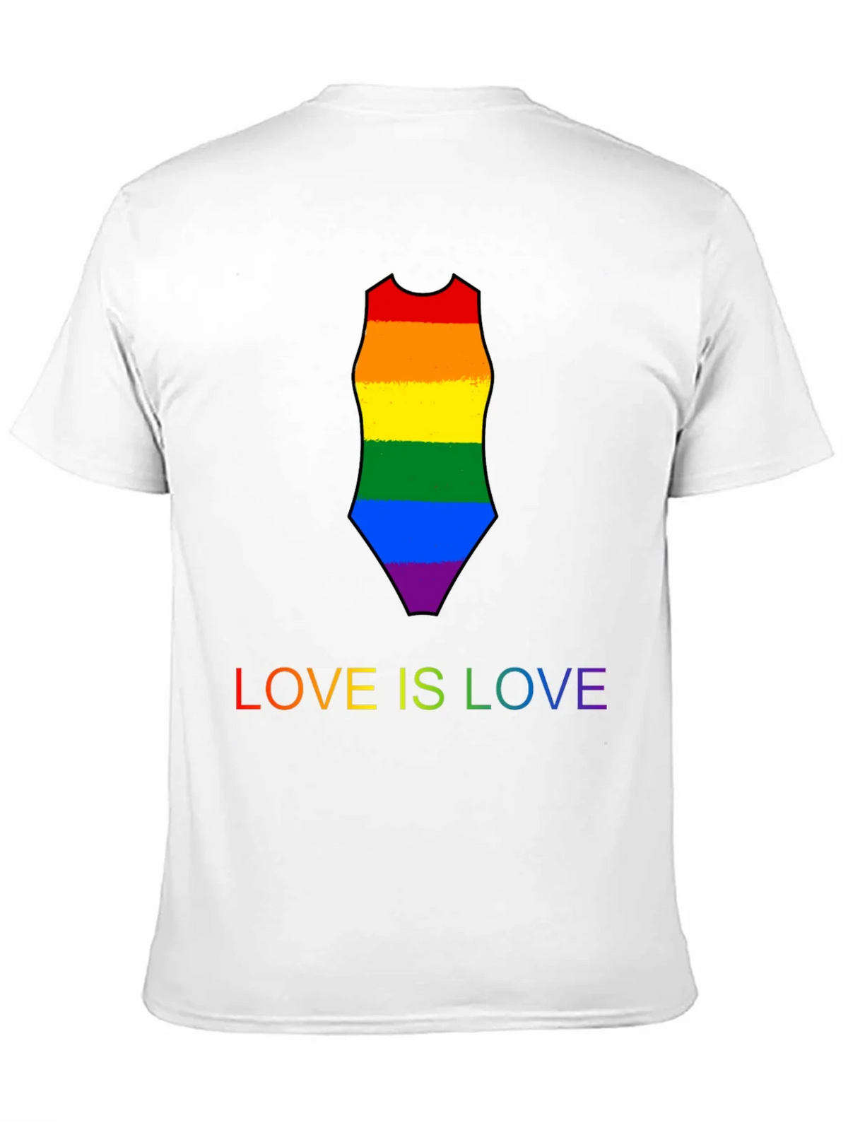 Love is Rainbow Swimsuit Tee product image 10