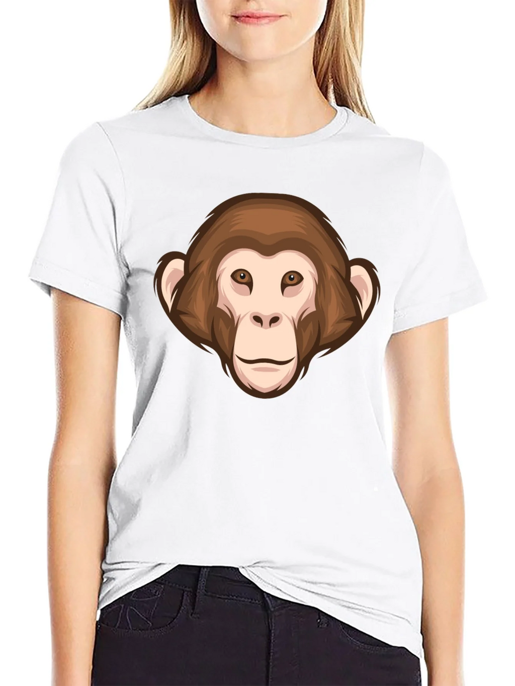 Monkey Face Graphic T-Shirt - Unisex Short Sleeve Tee product image 7
