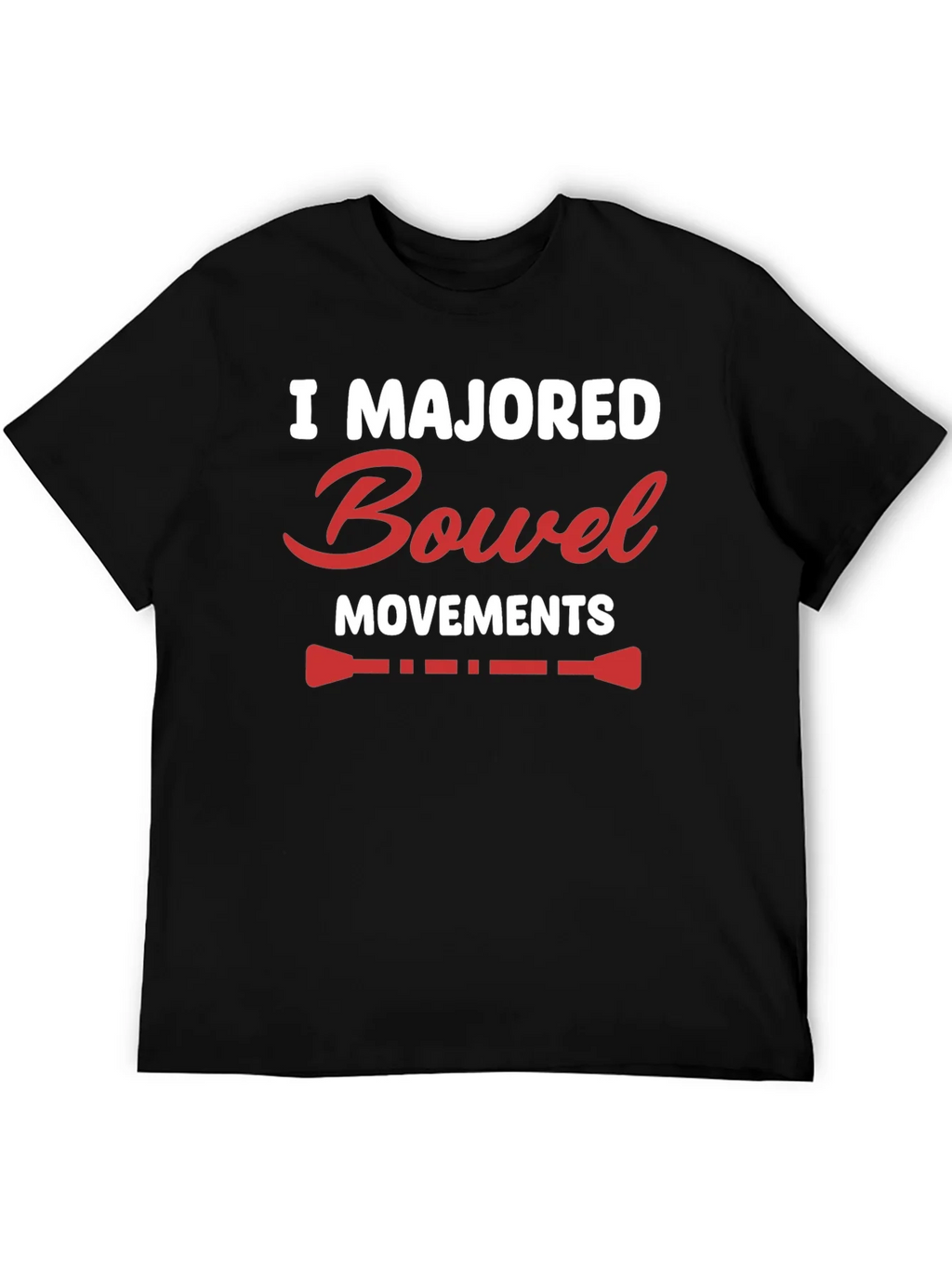 I Majored Bowel Movements Black T-Shirt product image 2