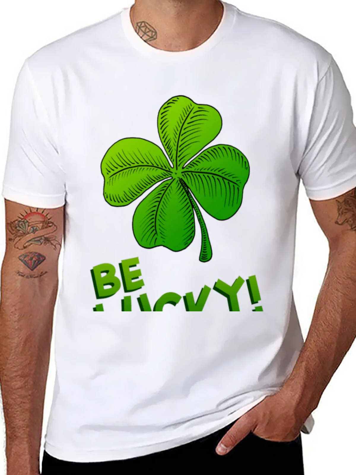 Lucky Clover Graphic Tee - St. Patricks Day Shirt product image 7