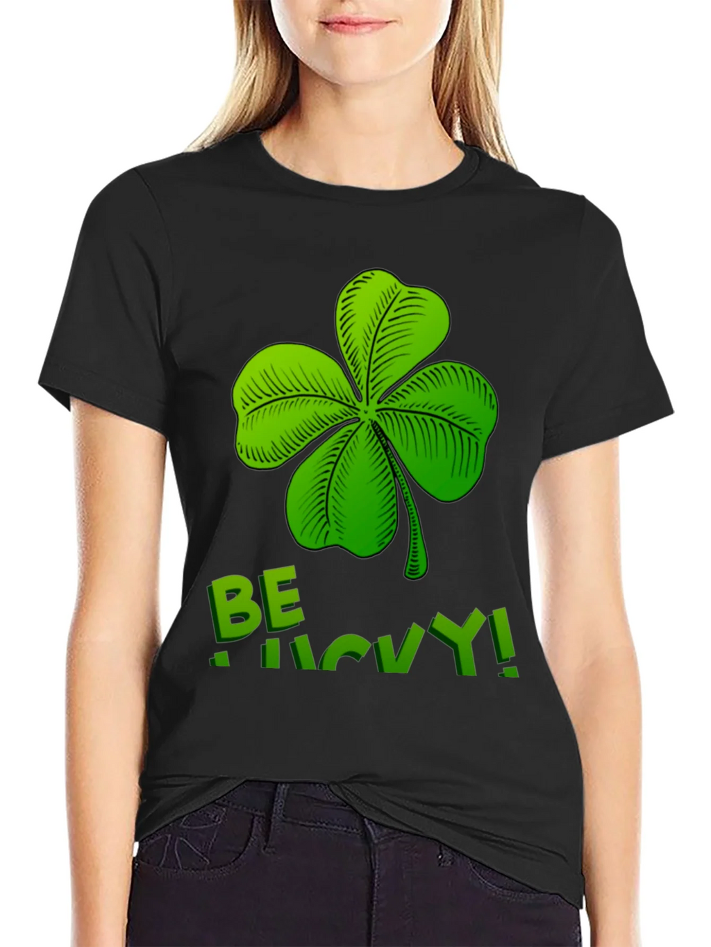Lucky Clover Graphic Tee - St. Patricks Day Shirt product image 2