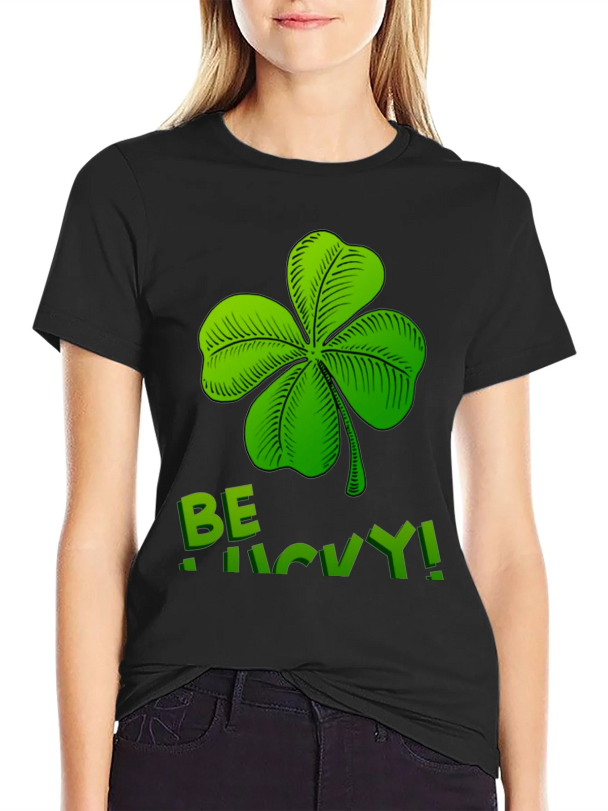 Lucky Clover Graphic Tee - St. Patricks Day Shirt product image 2