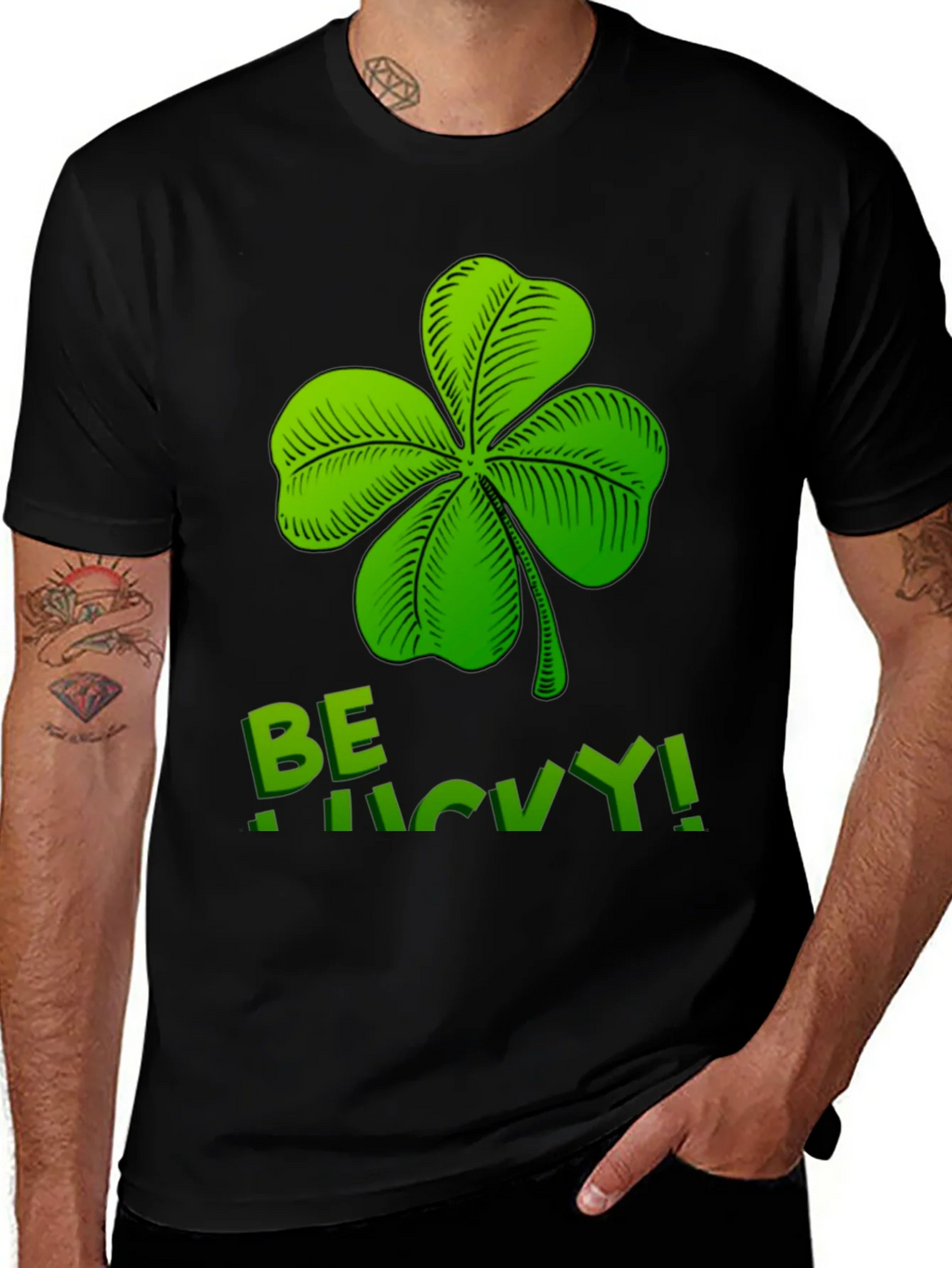 Lucky Clover Graphic Tee - St. Patricks Day Shirt product image 1