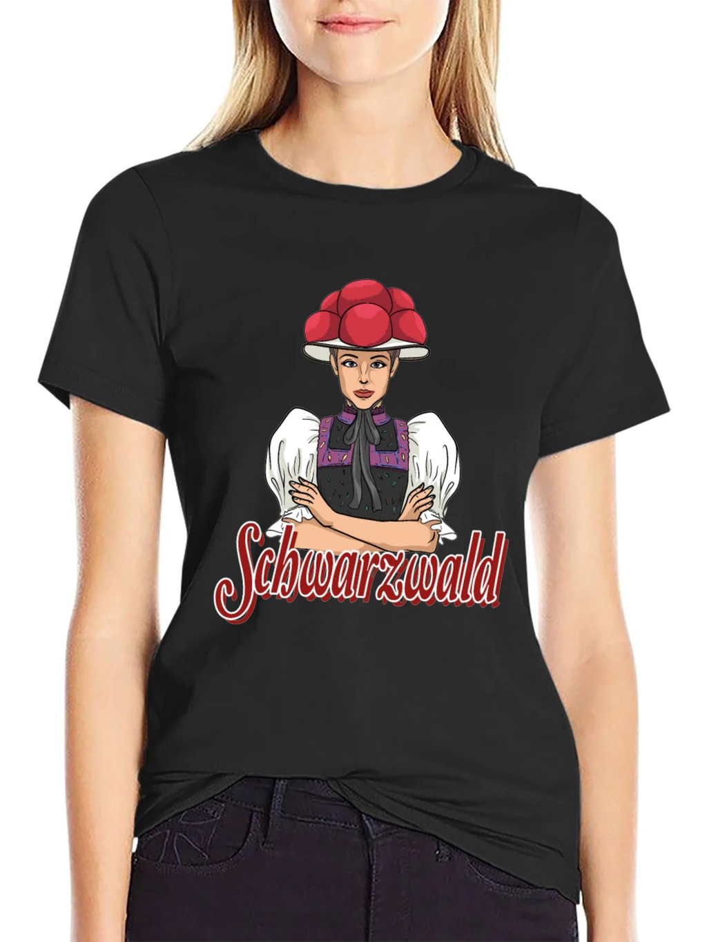 Black Forest Girl T-Shirt - Crew Neck Tee product image 2